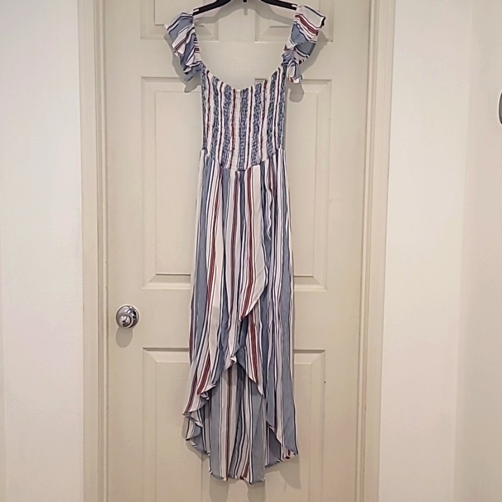 Hi-Low off shoulder dress